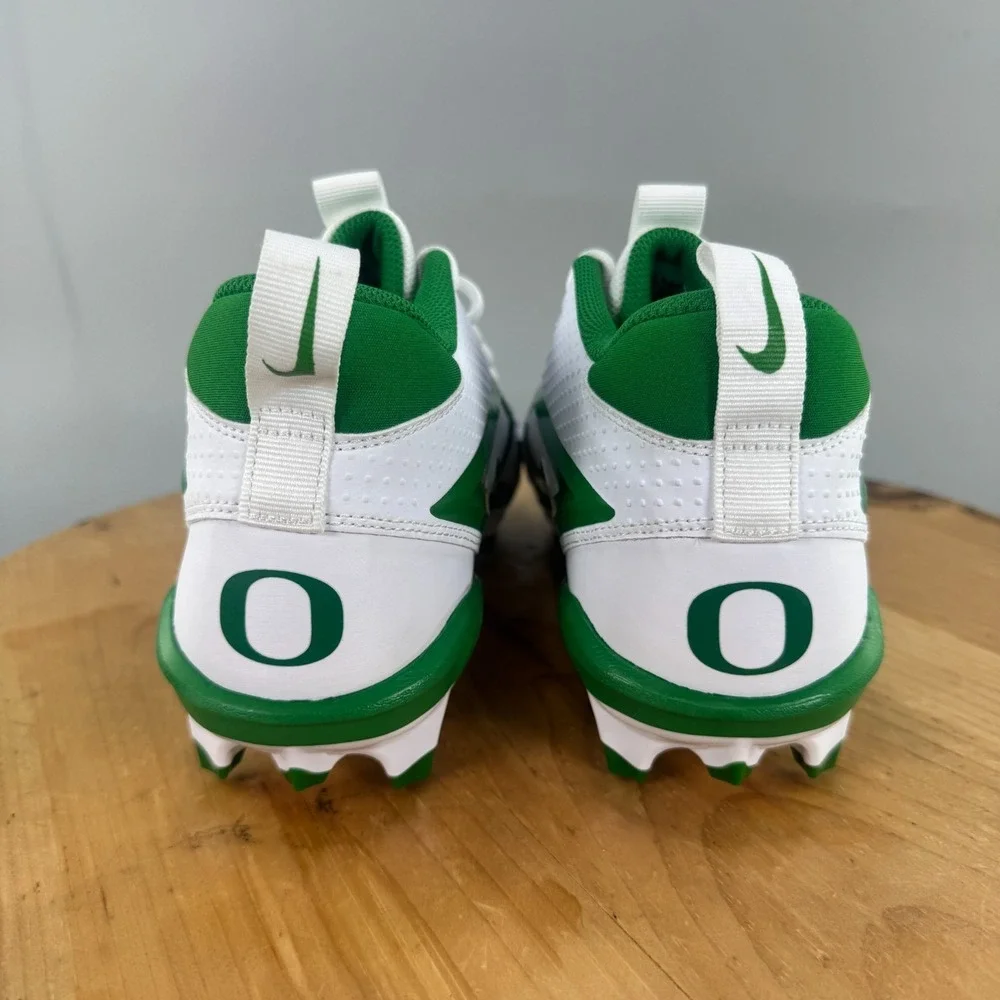 Nike Alpha Menace 4 Varsity Oregon Ducks PE Mens Size 10.5 Wide Football Cleats